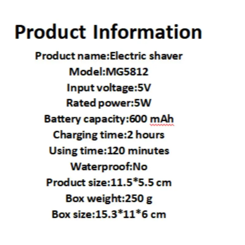 Three Speed Adjustable Electric Shaver, Rechargeable Electric Razor with Intelligent Digital Display, Professional Beard Trimmer for Men, Winter Gift 2