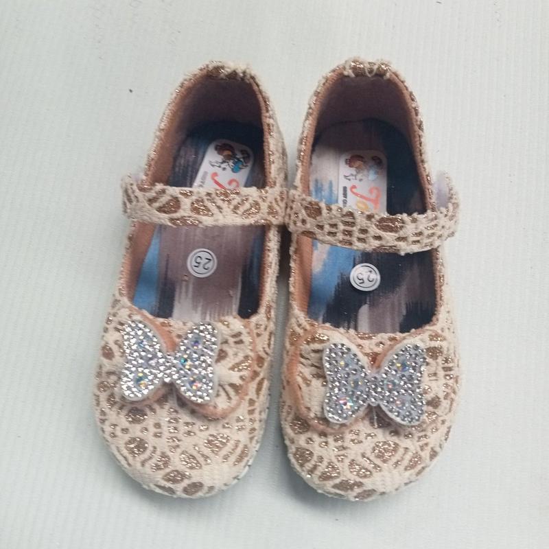 FATHARANI Sepatu Pesta Anak Bayi Perempuan Brokat 22-25 4