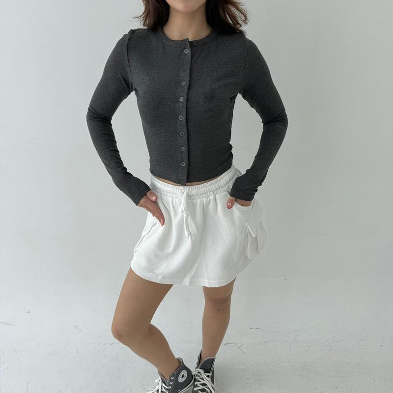 VIRGO TOP | Atasan Knit Wanita Korean Top Baju Knit Wanita Lengan Panjang Basic Long Sleeve 2
