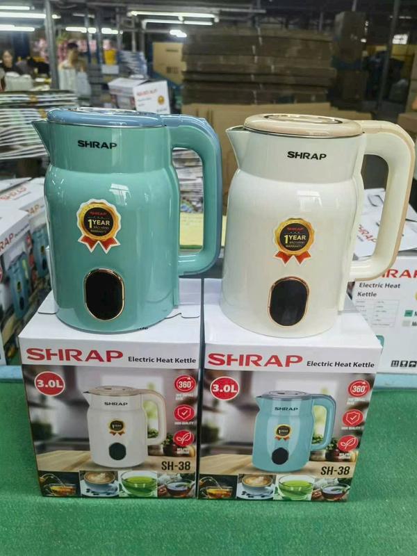 Ấm nước siêu tốc S.hrap dung tích thực 2.0L Công suất 1500w 0