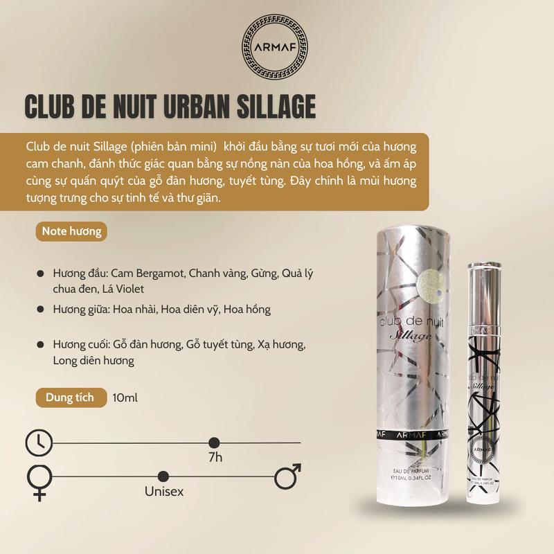 Nước hoa ARMAF 10ML EDP bản tự chọn tất cả các loại [DL] 4