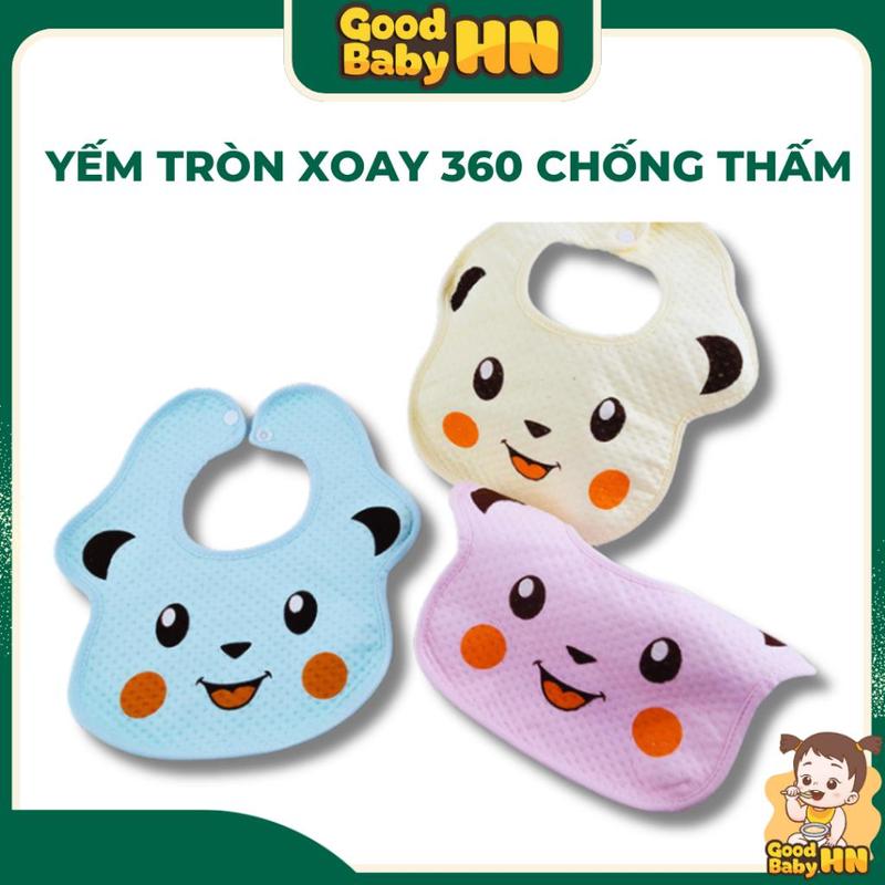 [Set 5 chiếc] Yếm xô chống thấm hình chữ U cho bé từ sơ sinh - Y21