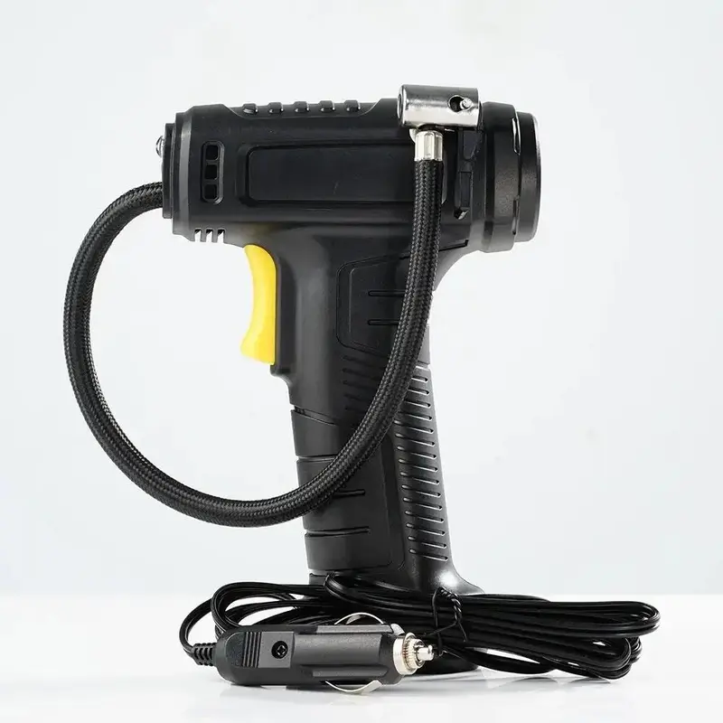 Portable Car Air Compressor, 12V Car Air Pump with LED Light, Car Tire Inflator, Electric Pump for Car, Motorcycle, Bicycle, Ball 7