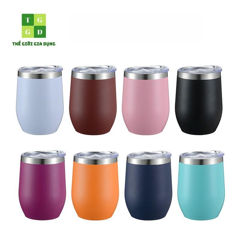  Cốc giữ nhiệt mini ly giữ nhiệt inox 304 cao cấp cốc trứng để bàn chống tràn ly uống cafe đựng nước lạnh nóng 