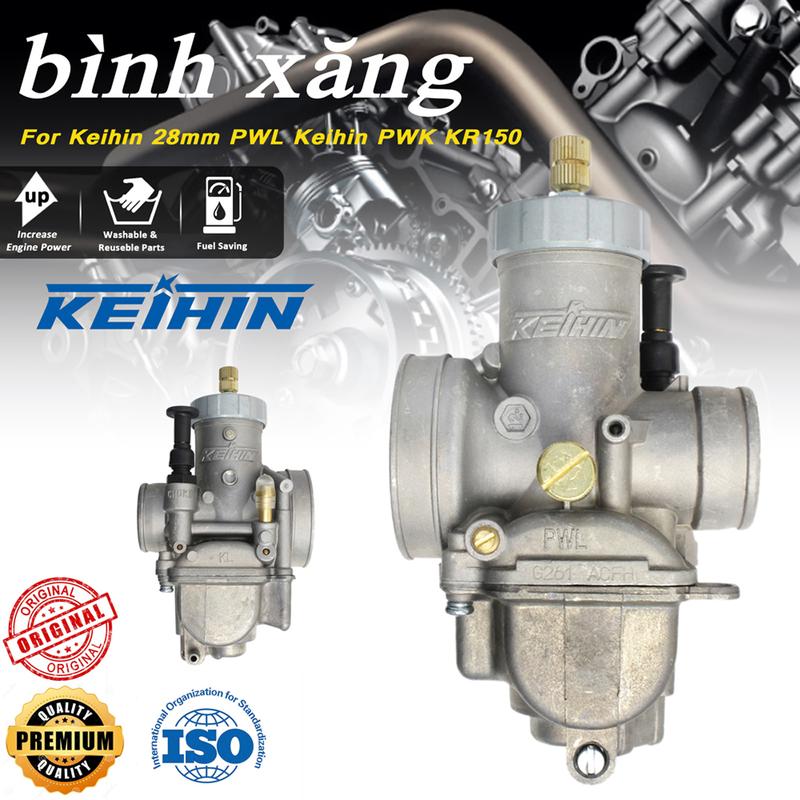  KEIHIN Bình xăng con kawakip 28mm PWL Kawa Kip 150 KR150 Kawasaki 