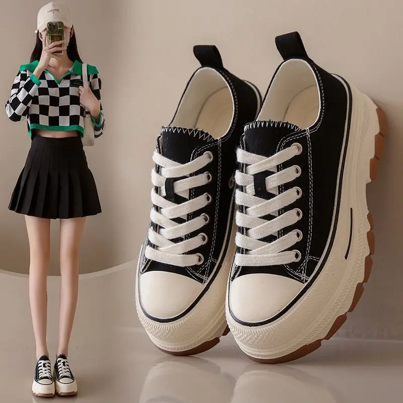Marelow® Sydney - Sepatu Sneakers Casual Fashion Wanita Canvas Shoes 3