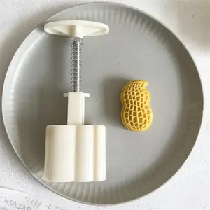 Cetakan Kue Bulan, Cetakan Kue Bulan Tekan Tangan, Cetakan Kue Bulan Kulit Salju untuk Festival Pertengahan Musim Gugur D