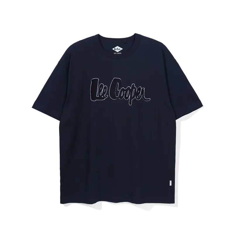 Lee Cooper T-Shirt Bold Logotype Navy 4