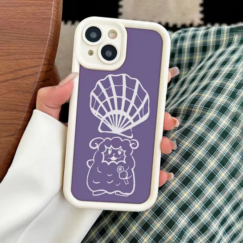 Vỏ cừu hát cho apple 6, 7, 8 s, X, xr, xs, 11, 12, 13 plus, 14, 15 pro max, ốp điện thoại mềm,iphone , dễ thương, sáng tạo phổ biến Phụ Kiện