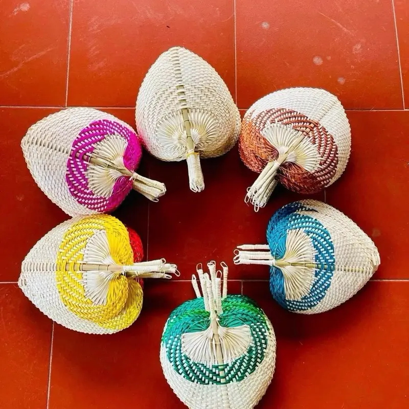 Quạt lá đề, quạt trái tim múa hát trang trí 2