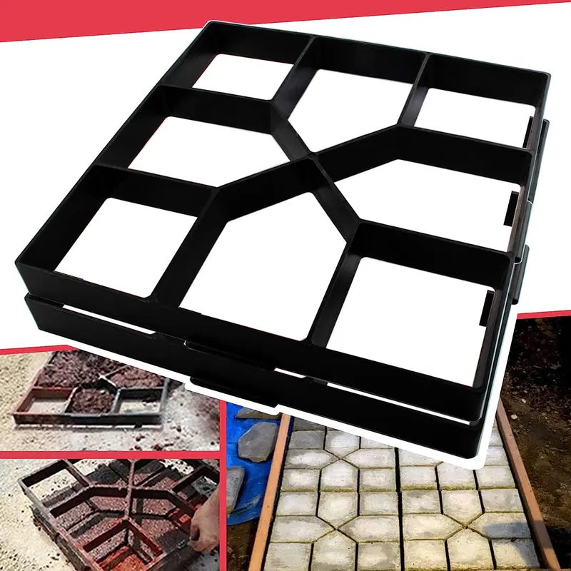 Cetakan Paving Block Untuk Teras Taman Mudah dan Prakis Bahan Plastik ABS 1