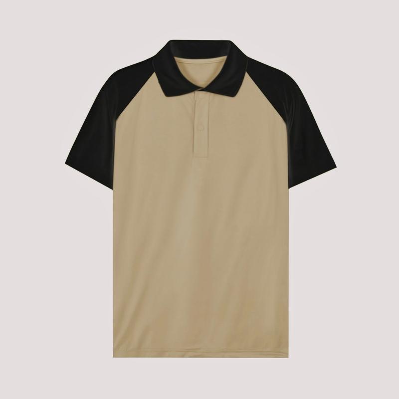 ÁO THUN POLO PHỐI RAGLAN VẢI THUN CÁ SẤU POLY Menswear Nam 3