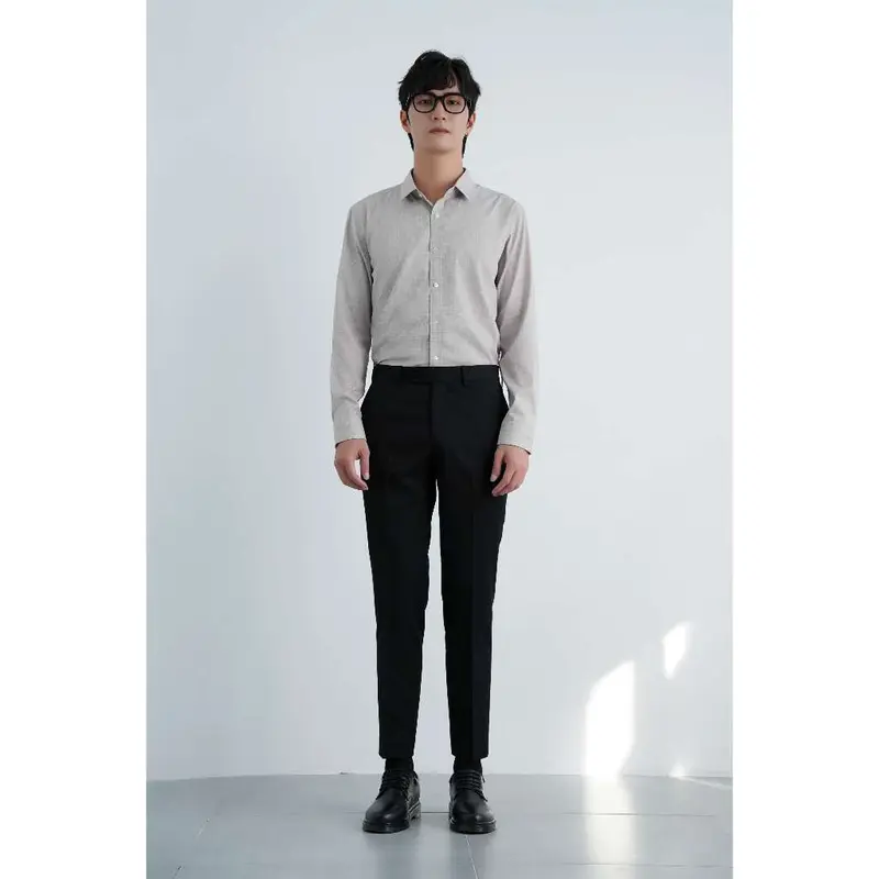Quần Âu Nam GENEROS ít nhăn thiết kế lịch lãm sang trọng thoải mái khi mặc 020123148MF Đen #4 5