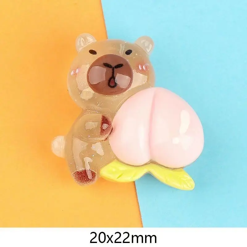 Combo 100 túi mù Capypara nâu. Dạ quang phát sáng trong bóng tối. Size 2 - 3 cm . Mô hình đồ chơi, Trang Trí, decor phòng, Phong Cảnh DIY Phụ Kiện túi mù Đồ Chơi Toy tui mup 6