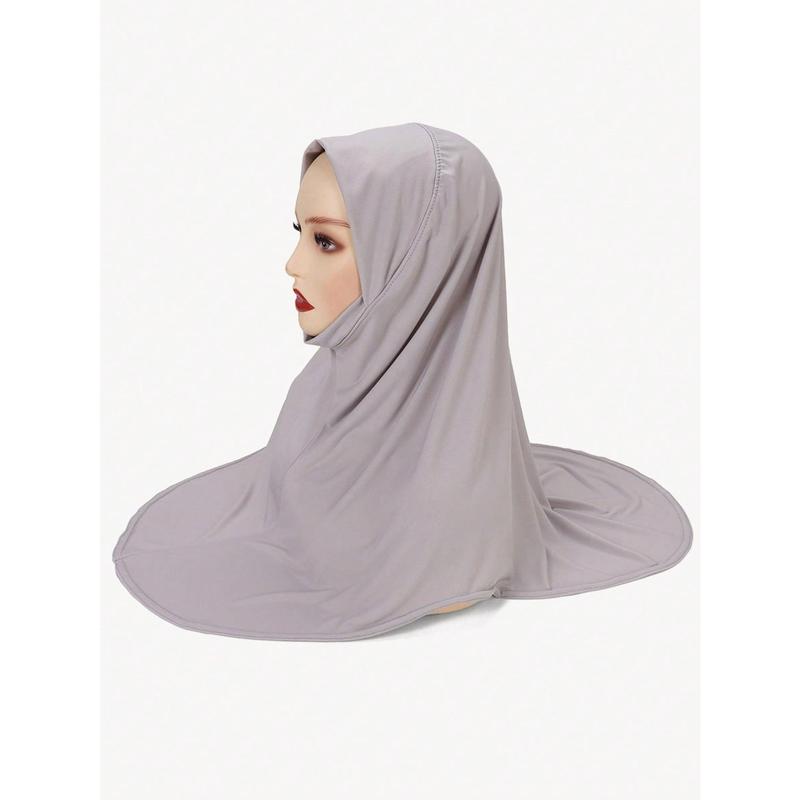 1Pc Solid Color Muslim Islamic Hijab Scarf Hijab Headscarfs For Women Long Scarves Head Wrap Shawl 7