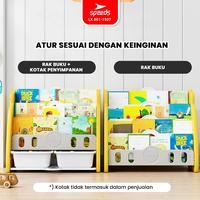 Gambar MOLION SNI Book Organizer Rak Penyimpanan Buku Tempat Buku Anak 3 Bagian Rak Simpan Buku Kuda Kudaan Prosotan Plastik Lemari LX 001-M1507 - 1507KNG dari Speedshome Kab. Tangerang 5 Tokopedia