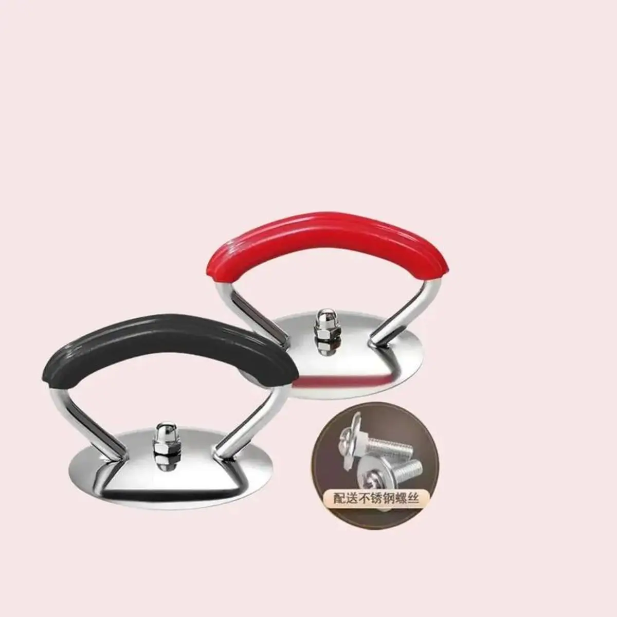 Nắp tay cầm vung nồi đa năng cho nhiều loại nồi đi kèm có ốc vít và ron nắp