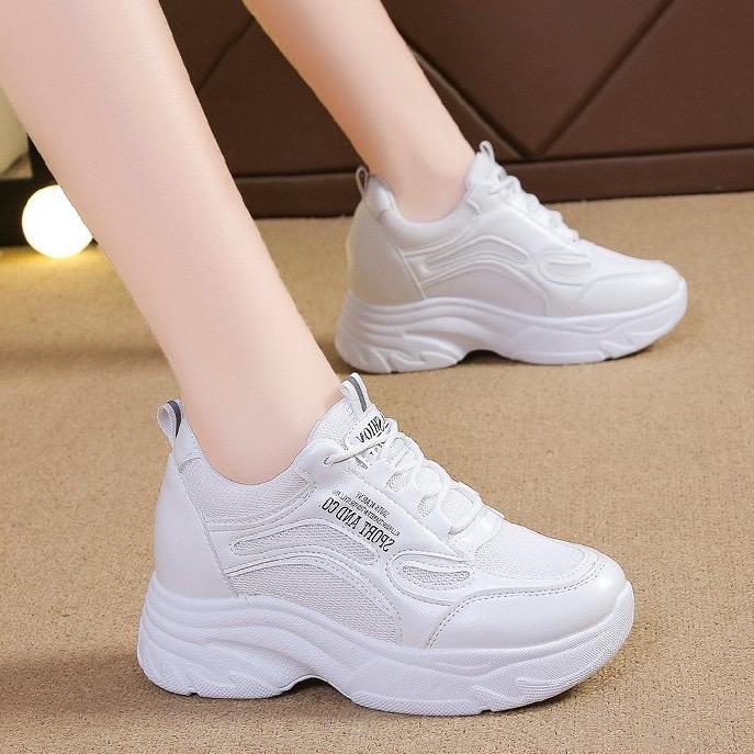 Hello Puffy Giày Thể Thao Nữ Hàn Quốc Thông Hơi Cao Cấp Hót Trends Giay AnCor Độn Đế Mẫu Mới Hot 6