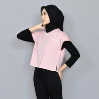 Gambar Zeea Outer Sport Olahraga Wanita Muslimah Hayfa P Fathia - pink dari Zeea Store_NEW Kota Cimahi 4 Tokopedia