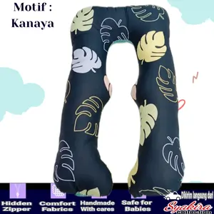 Gratis ONGKIR - Bantal Hamil 115x75 Isi Silikon Grade A Super Katun