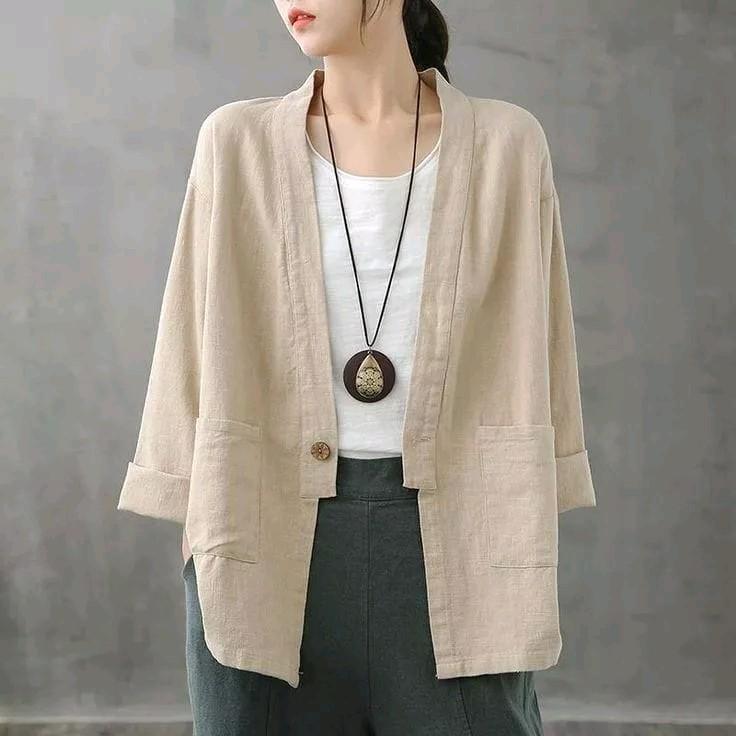 Product Introduction of blezer wanita korean style 3