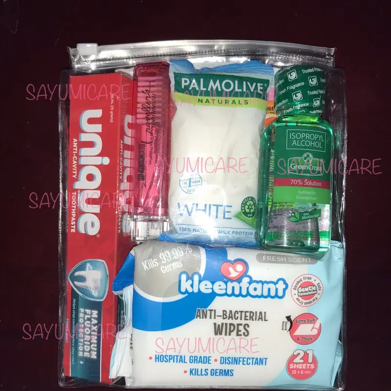 Hygiene kit complete set toothpaste toothbrush alcohol moquito - TikTok ...