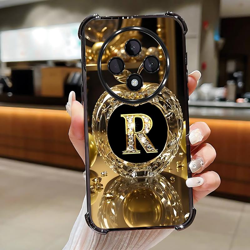  Ốp Điện Thoại Di Động Thích Hợp Cho OPPO Reno12 F Thiết Kế Chữ May Mắn Hai Mươi Sáu Chữ Cái Đơn Giản Mới Chất Liệu TPU Trong Suốt Giá Cả Phải Chăng Chống Sốc Chống Trượt Chống Vân Tay Chống Mài Mòn. 