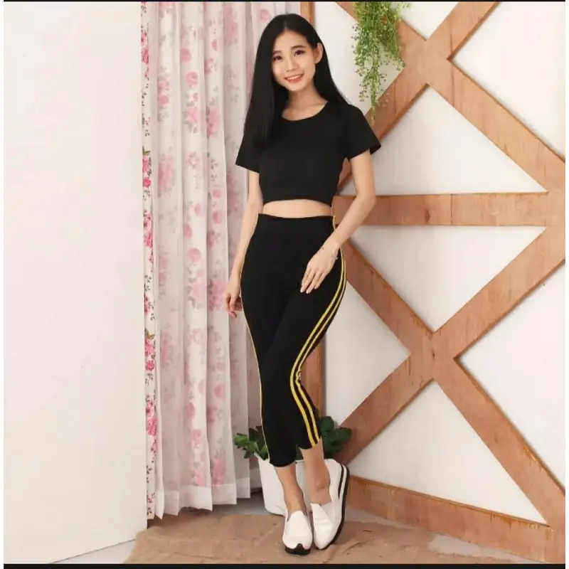 Legging 7/8 2 Warna/legging wanita/legging olah raga/legging Nyaman 3