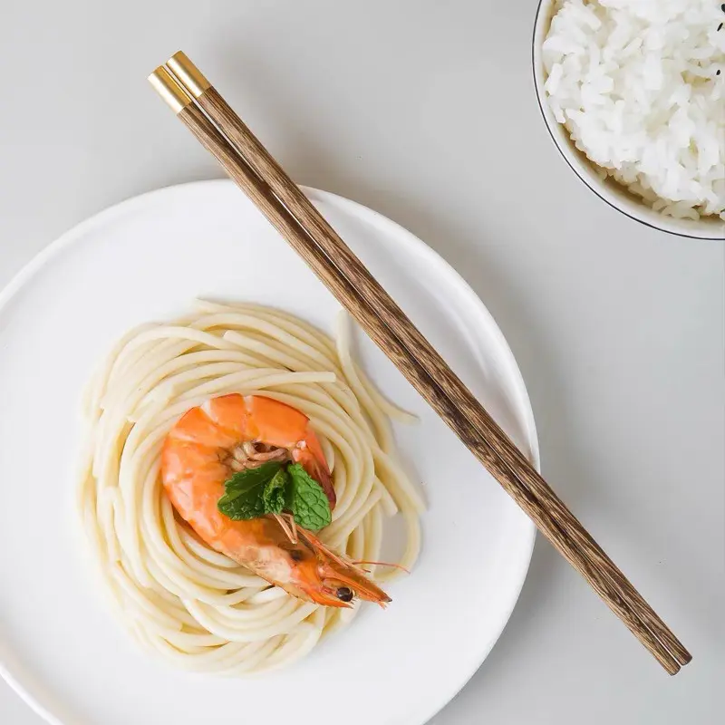 Đũa Gỗ Jinfu, đũa gỗ cánh gà  phong cách Nhật Bản, sử dụng cho gia đình, nhà hàng, khách sạn 4