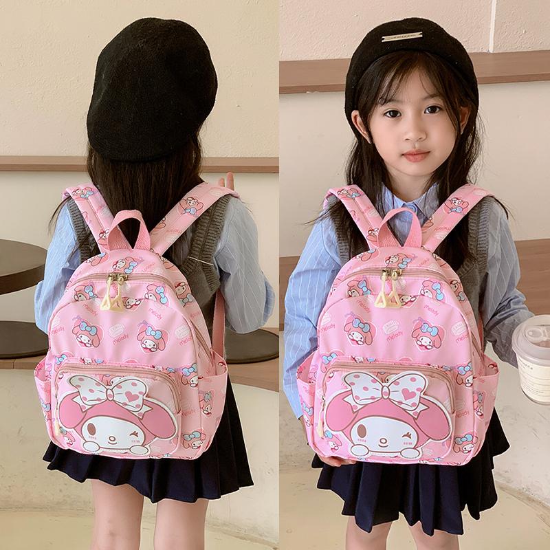 [MIANZHI] Ba Lô Trẻ Em Sức Chứa Lớn Không Thấm Nước Ba Lô Hoạt Hình Kuromi Và Cinnamoroll Dễ Thương Dành Cho Bé Gái Thích Hợp Đi Học 3