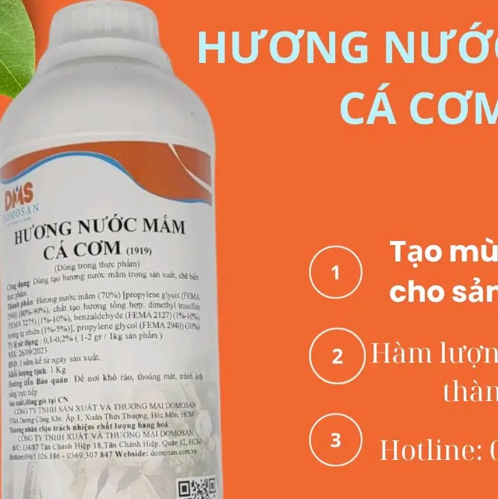 1 lít Hương Nước Mắm Tạo Mùi Thơm