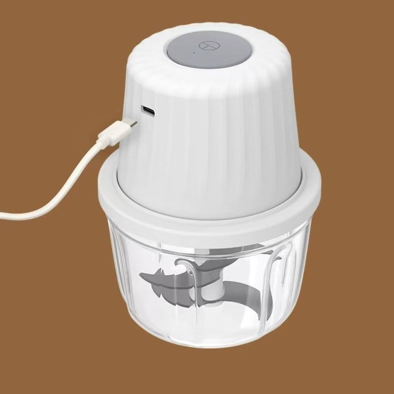 Product Introduction of Mini Food Processor, USB Rechargeable Electric Food Chopper, Household Kitchen Appliances for Vegetable, Fruit, Meat, Onion, Garlic, Ginger 0