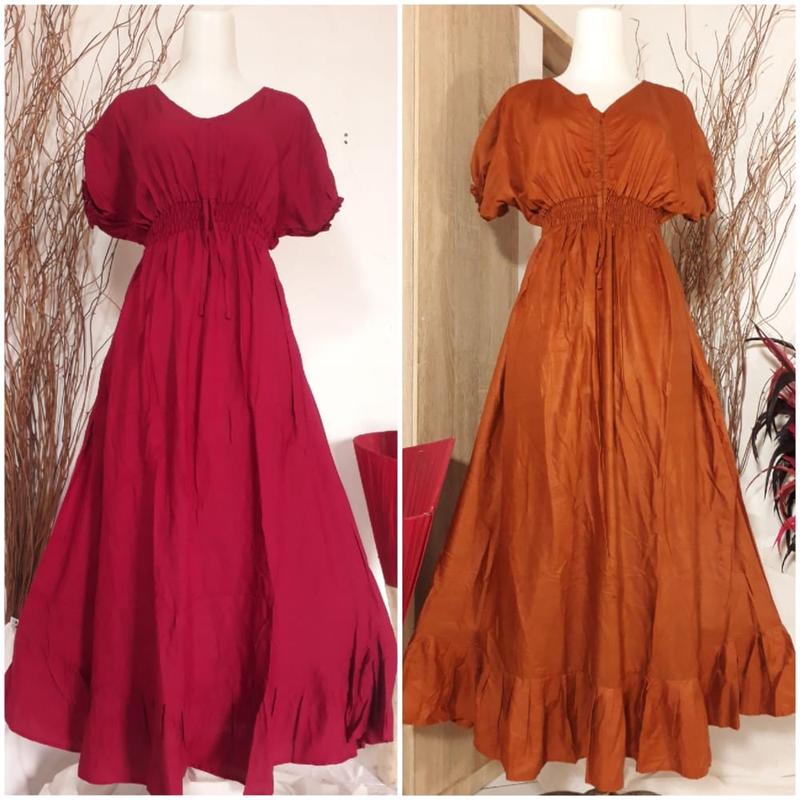 DRESS SERUT / LONGDRESS FLORA 0