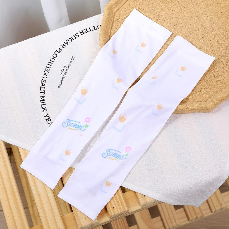 Product Introduction of Tay Áo Băng Chống Nắng, Dành Cho Nam Và Nữ, Chống Tia UV, Hở Ngón, Thích Hợp Để Đạp Xe Ngoài Trời, Làm Bằng Lụa Lạnh, Bao Gồm Găng Tay Áo Khoác Ngoài 12