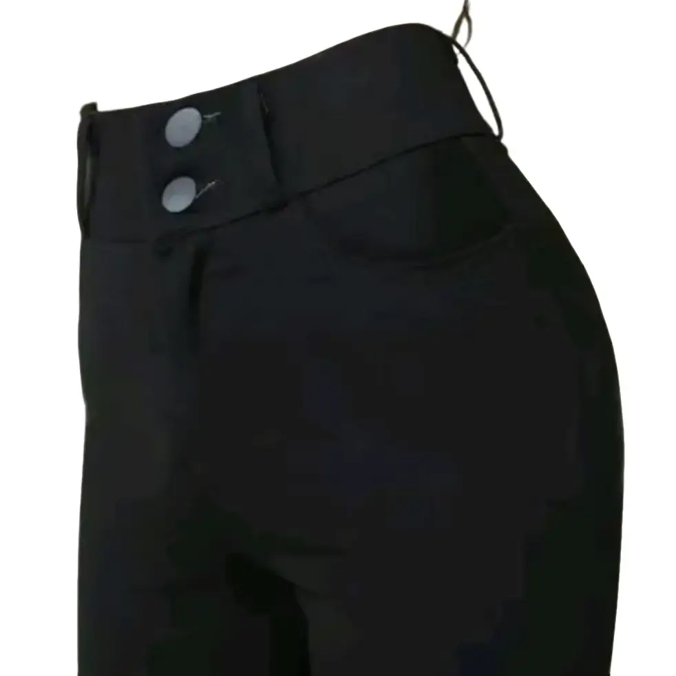 COMBO 2 quần legging dài có nút chất vải Umi Hàn cao cấp co giãn bốn chiều Nữ Women quần  legging