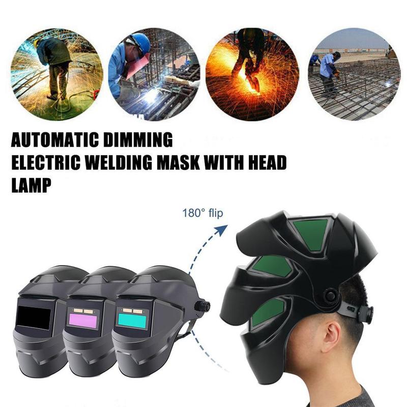 Product Introduction of Automatic Darkening Welding Mask Head-mounted Lightweight Mask Protective Arc Glasses Welding F6O6 24