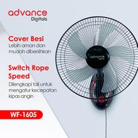 Gambar Advance WF1605 Kipas Dinding dengan Kecepatan Turbo bergaransi resmi Advance digitals Mesin dari advancetopstore Kab. Karawang 2 Tokopedia