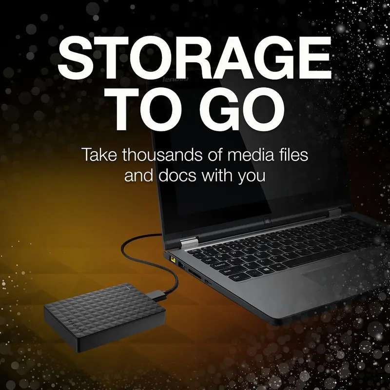 Seagate 1TB/4TB Hardisk Eksternal 2.5" Portable External Harddisk USB 3.0 HDD Untuk PC/Laptop Eksternal Hardisk 1