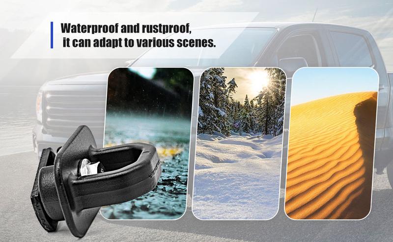 Product Introduction of DZ97903 Truck Bed Side Wall Tie Down Anchors, Bed Cargo Hooks for 2007-2023 Chevy Silverado 1500 2500 3500 Chevy Colorado IGMC Sierra 1500 2500 3500 I GMC Canyon 9PCS 18
