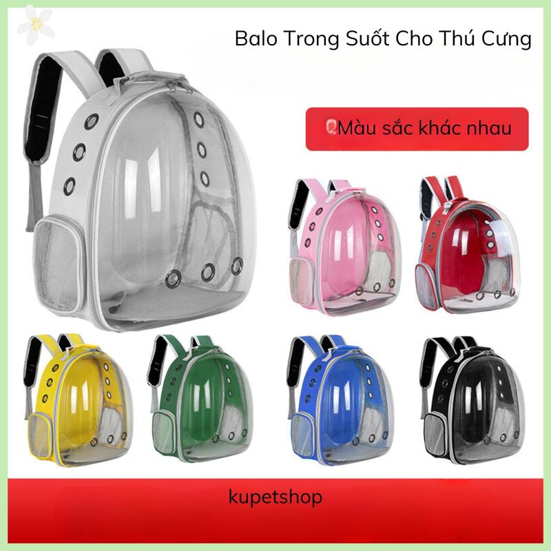 Balo Đựng Chó Mèo Trong Suốt Vận Chuyển Thú Cưng