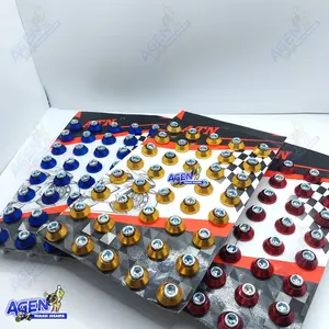 Baut L + Ring Monel Variasi Isi 1pcs Universal - Baut monel ukuran drat 10 kunci L