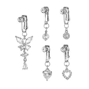 แหวนสะดือ, การออกแบบข้ามพรมแดน, วัสดุทองแดง, ฝังเพทาย, จี้, สไตล์เซ็กซี่, เครื่องประดับเจาะร่างกายแฟชั่น, แหวนสะดือลอย, เหมาะสำหรับสะดือ, การออกแบบเล็บสะดือ