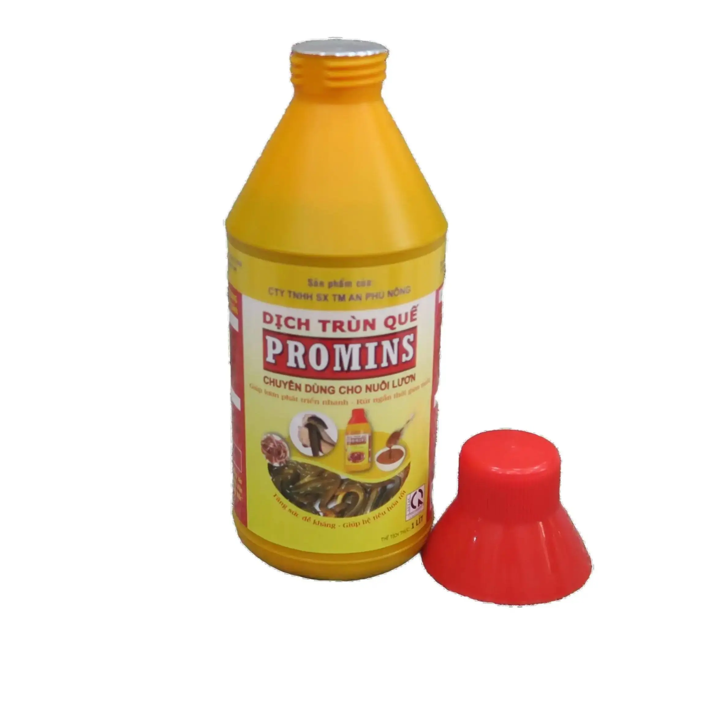 Dịch trùn quế Promins nuôi lươn không bùn chai 1 lít bột  kích ăn cá thích