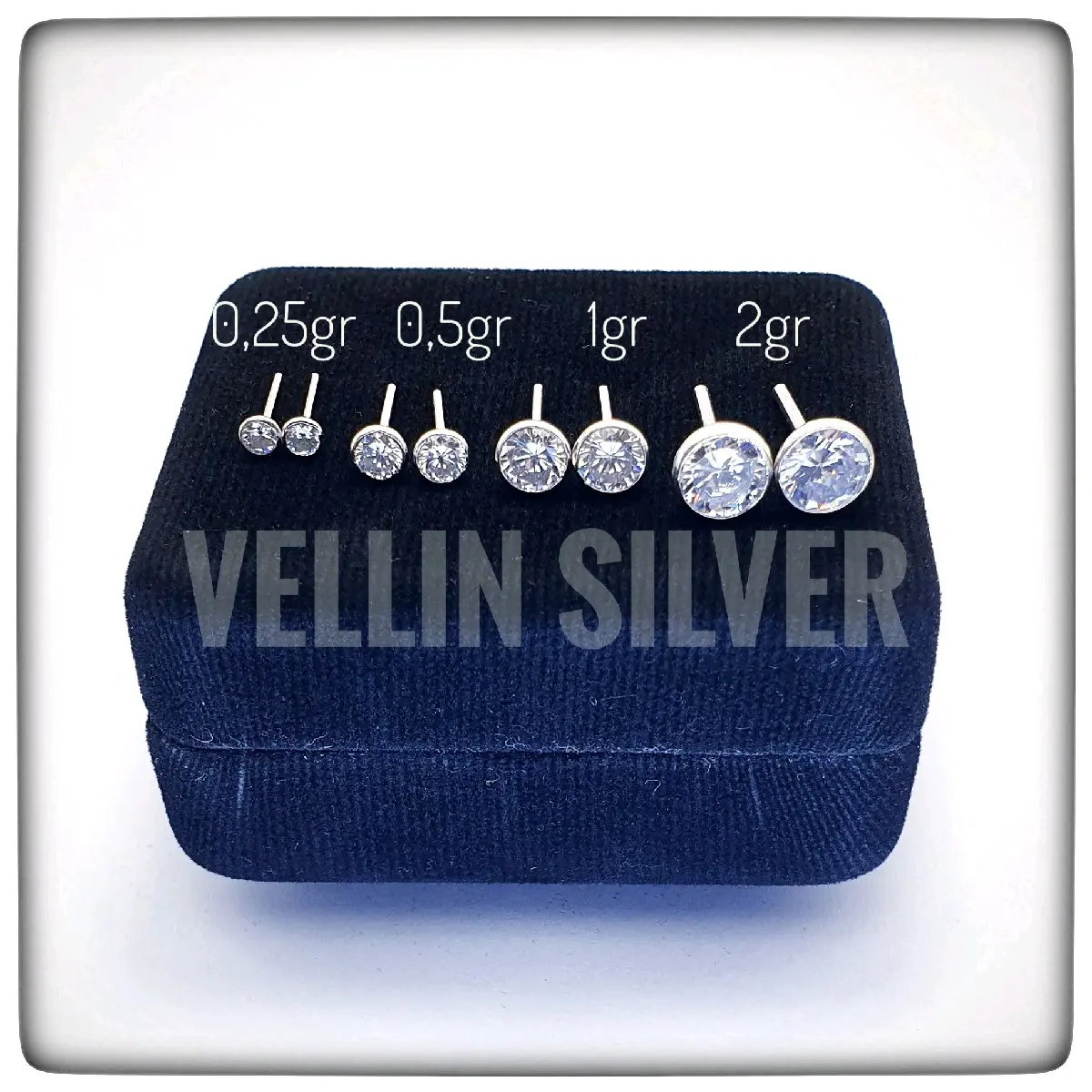 Giwang Desi Mata Bulat Silver 925