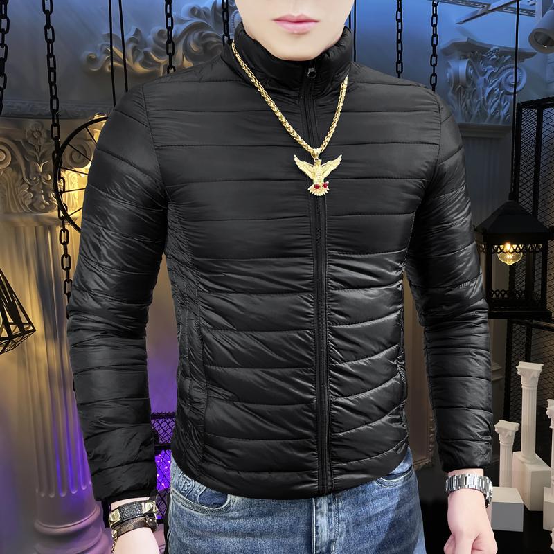 Áo Phao Lông Vũ Đen Cao Cấp Siêu Nhẹ Fom Siêu Đẹp