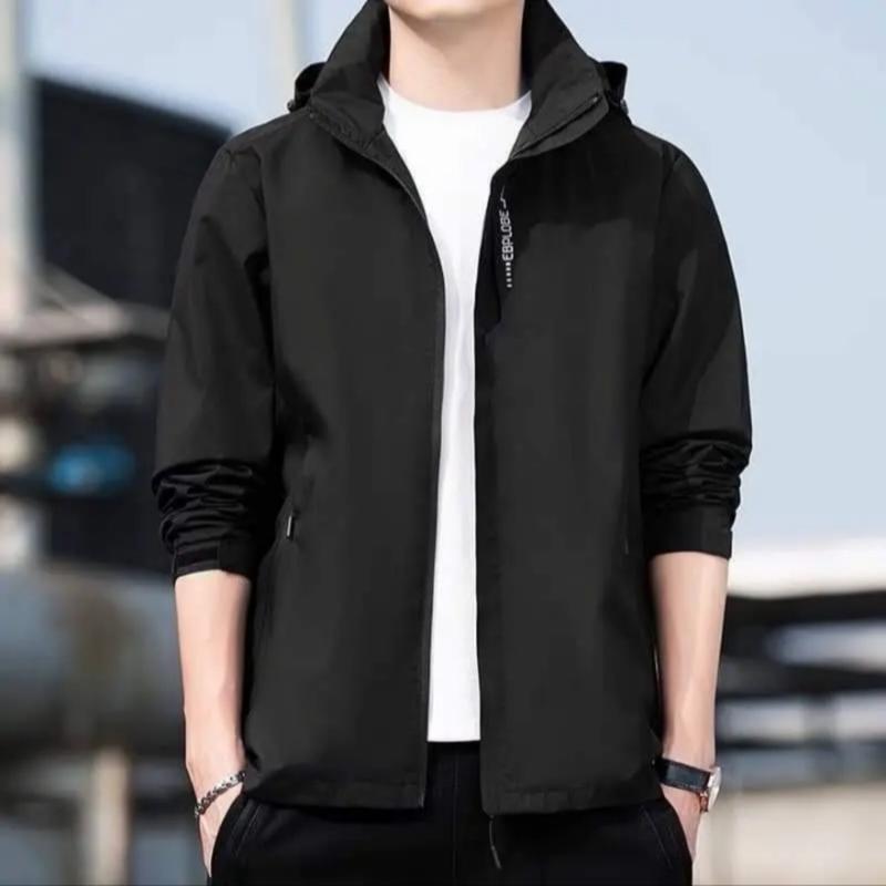 Áo khoác gió nam nữ 2 lớp Chống gió Chống nước Chống nắng - Chất Vải Gió Tráng Bạc Menswear Baggy Jacket Cổ Cao