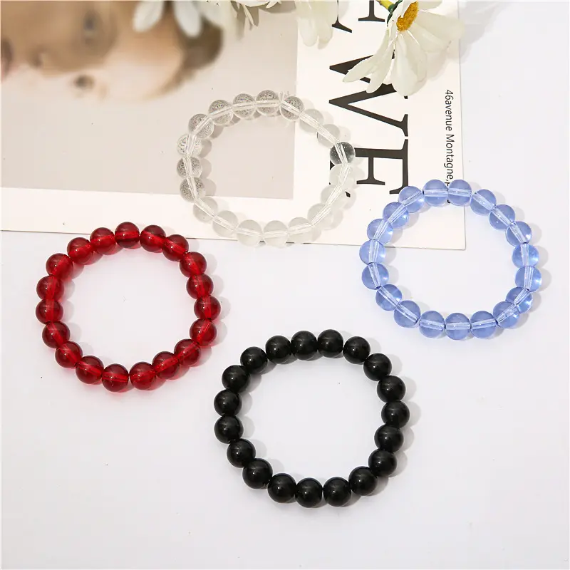 2025 New Crystal Glass Bracelet Wristband Handheld Meditation Ancient Style Accessory