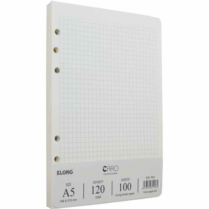  Ruột sổ còng 6 lỗ Caro A5 klong 996 100 tờ 