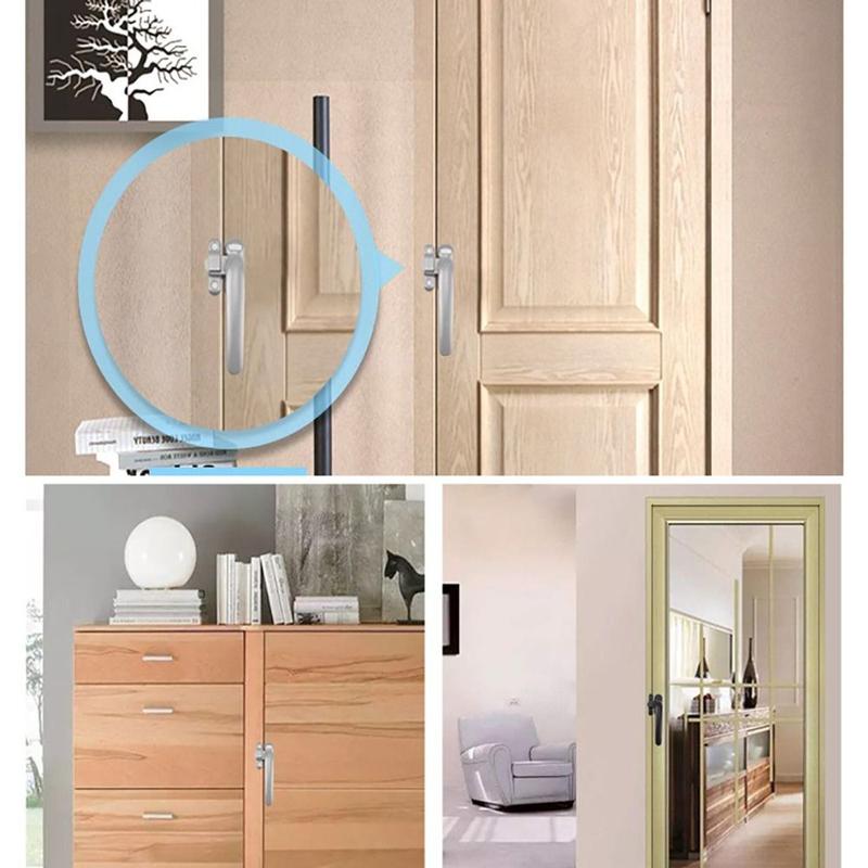 Product Introduction of Professional Aluminum Alloy 50 Push Window Handle Sliding Door Flat Open Door Window Knob Thickened Home Hotel 7 Type Handle 19