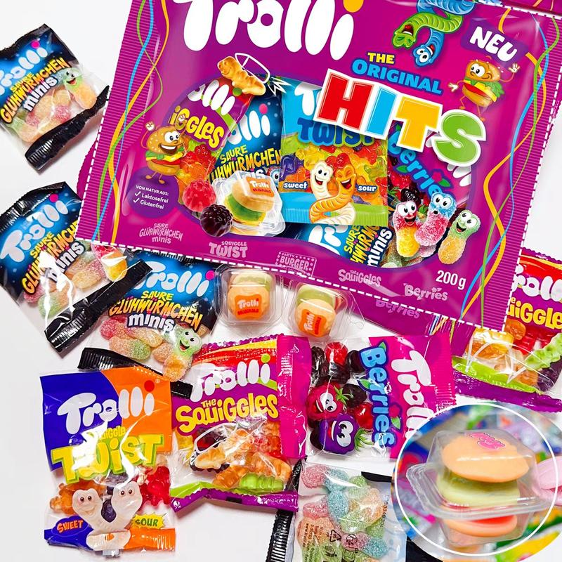 Product Introduction of Kẻo Dẻo Tổng Hợp Trolli Original Hits 200g 2